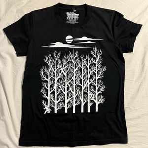 Threadless Ghost in the Dark spooky glow in the dark t-shirt